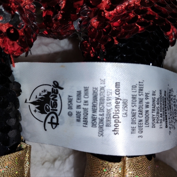 Disney Mickey Mouse Plush Reversible Sequin True Original 15” New With Tags - Picture 5 of 10